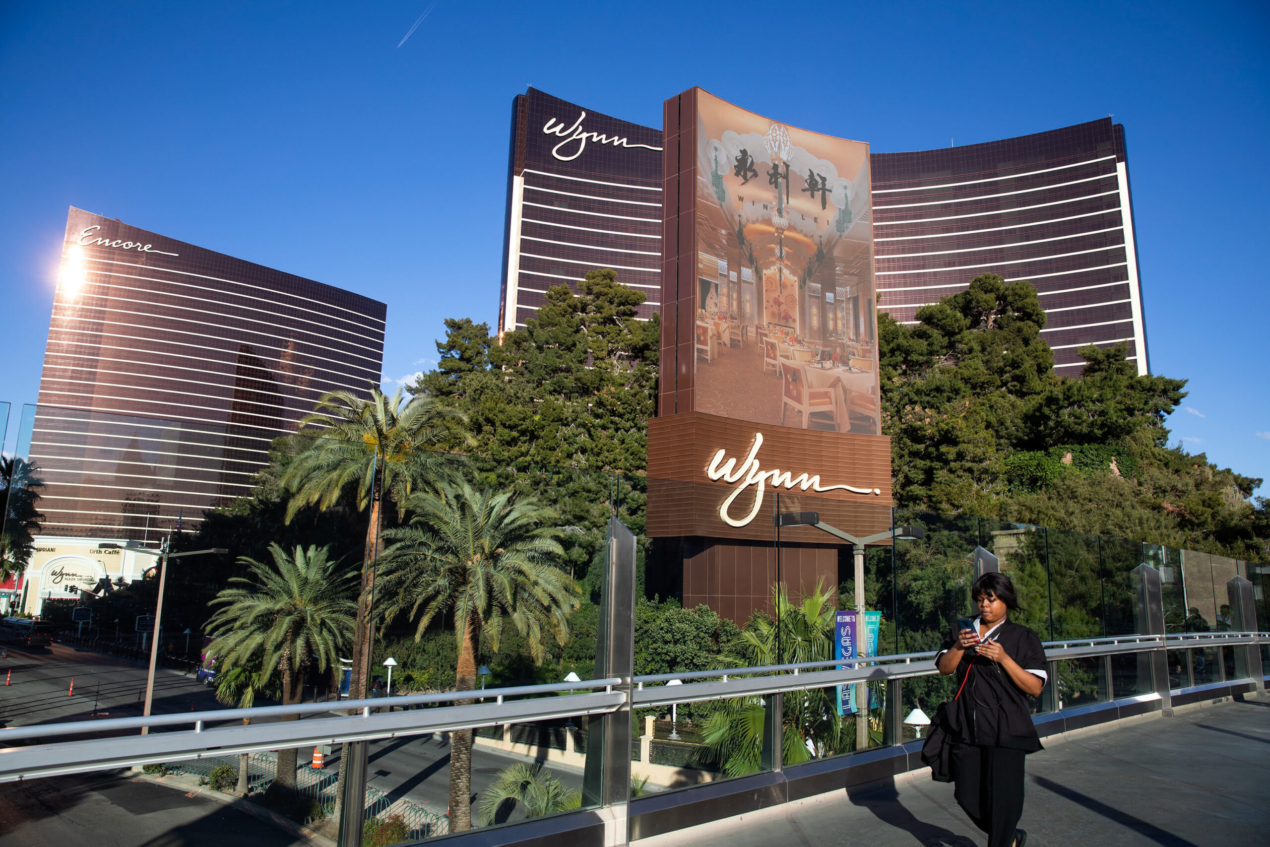 Wynn Las Vegas and Encore seen on Sunday, March 15, 2020. (Jeff Scheid/The Nevada Independent)